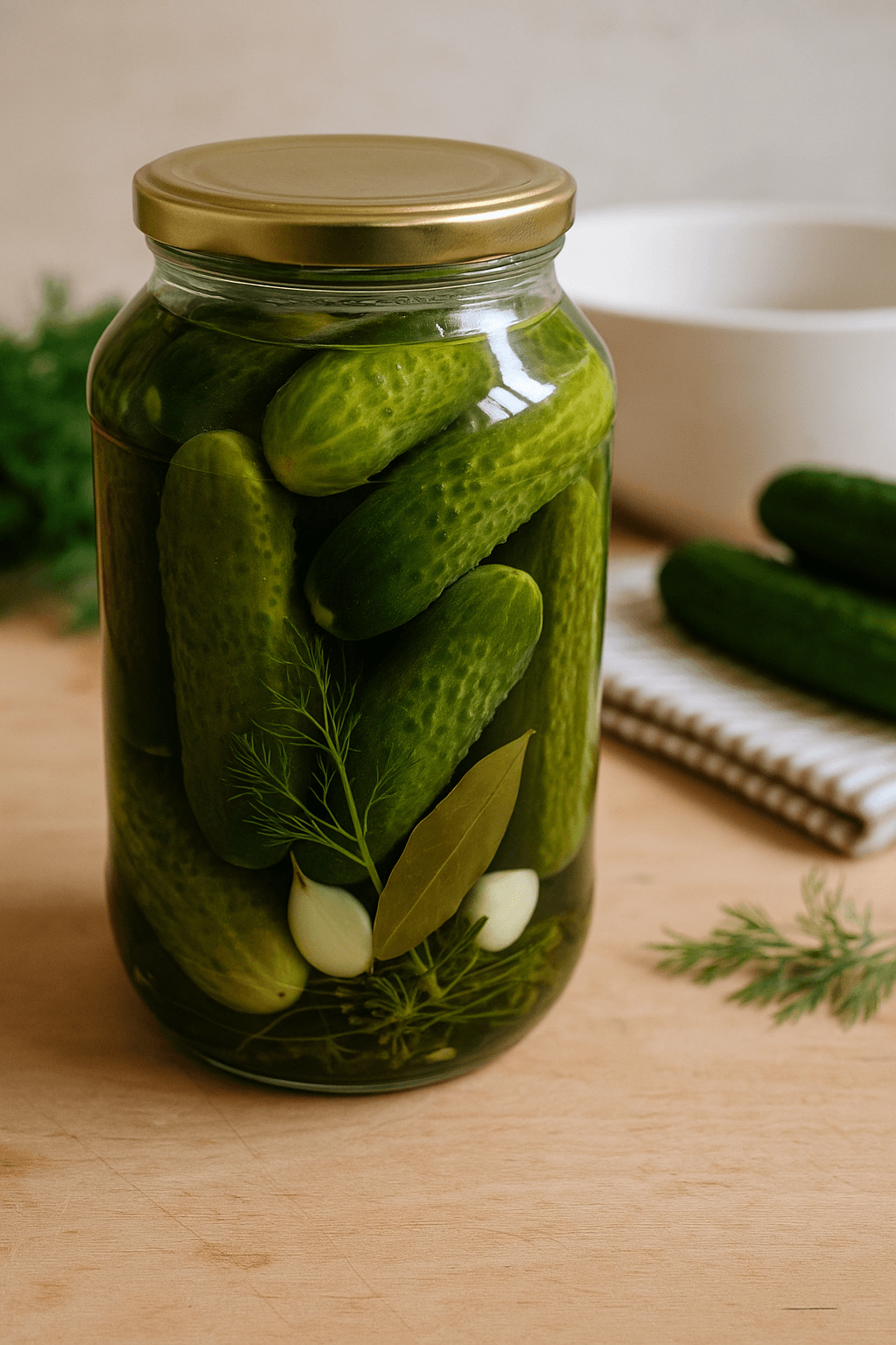 Uspaskicho agurkai: traškūs ir aromatingi