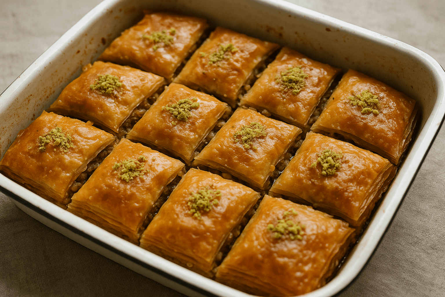 Skaniausia turkiška baklava – traški, sluoksniuota ir sultinga
