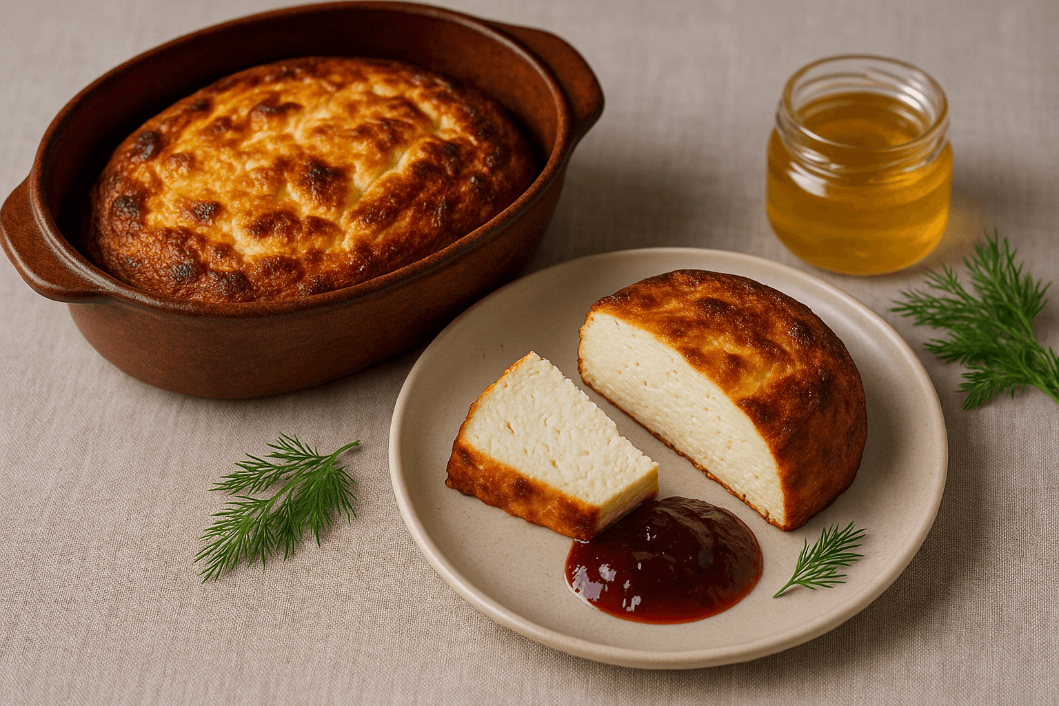 Keptas varškės sūris orkaitėje – paprasta ir gardu