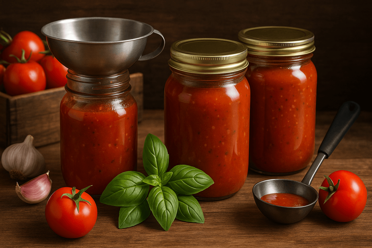 Naminis pomidorų padažas žiemai – paprasta ir gardu