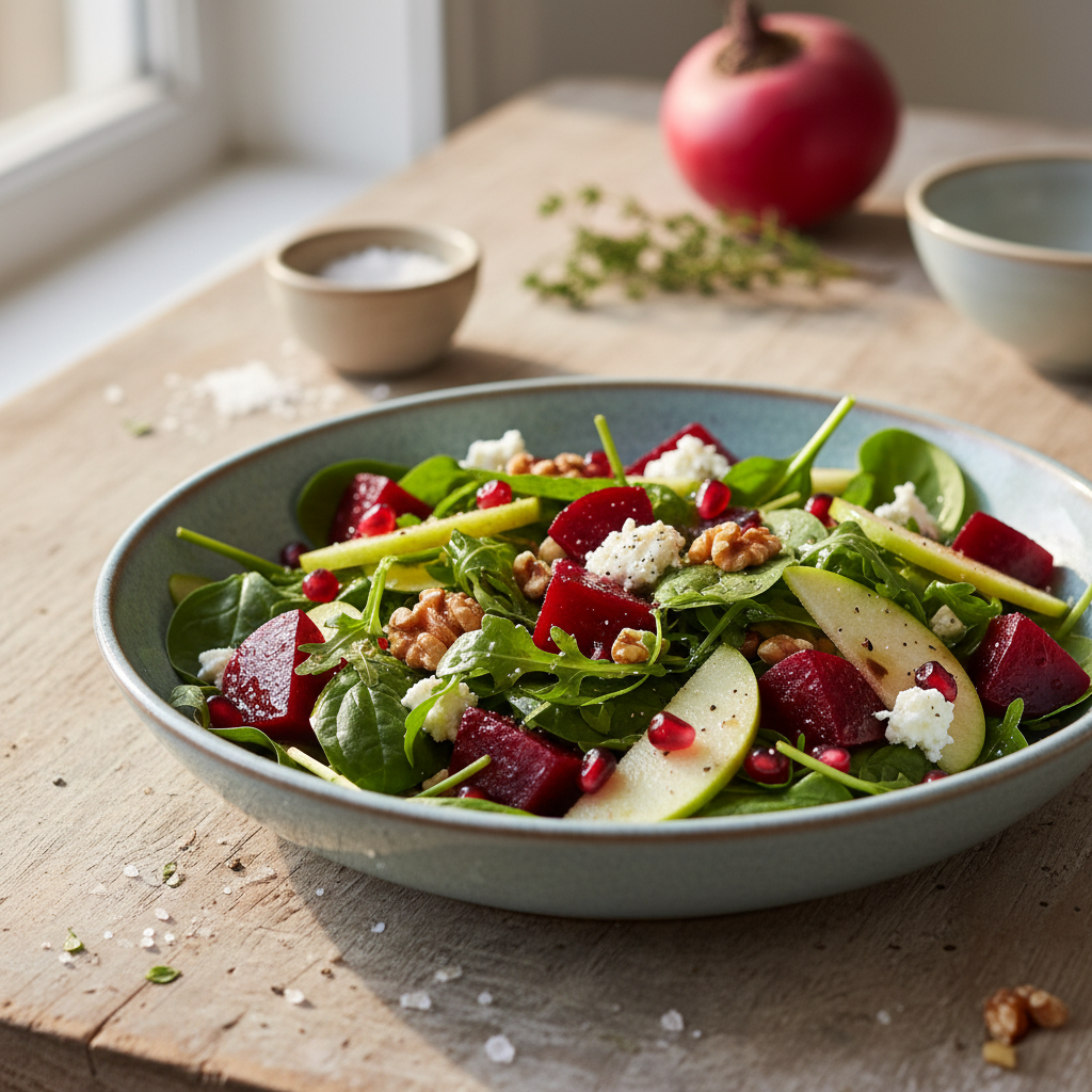 Gaivios ir spalvingos salotos su burokėliais: paprastas receptas kiekvienai dienai