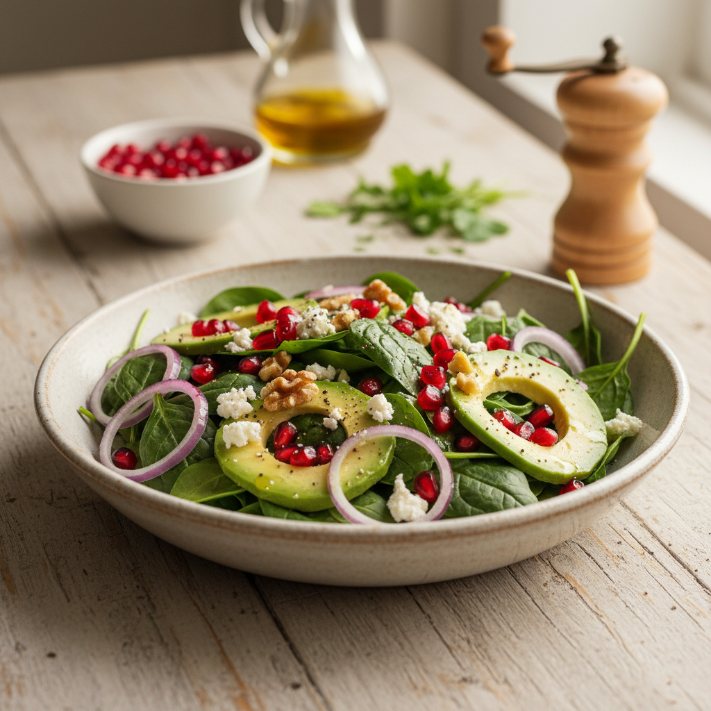 Gaivios ir spalvingos salotos su granatais: receptas, kuris nustebins jūsų svečius