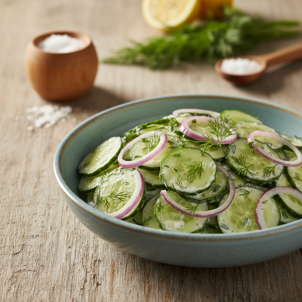 Gaivus ir lengvas agurkų salotų receptas, kuris taps vasaros hitu
