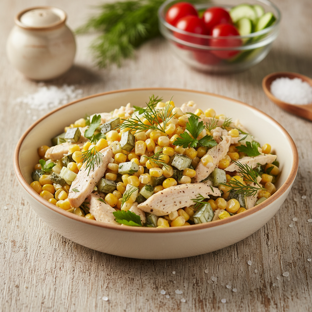 Greitai paruošiamos mišrainės su kukurūzais receptas: skanūs deriniai kiekvienai dienai