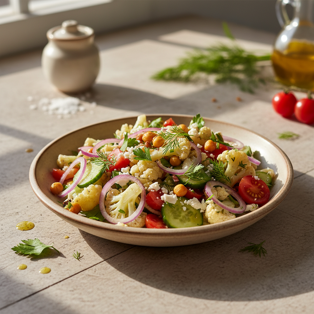 Greitas ir gardus kalafiorų salotų receptas: sveikas pasirinkimas kiekvienai dienai