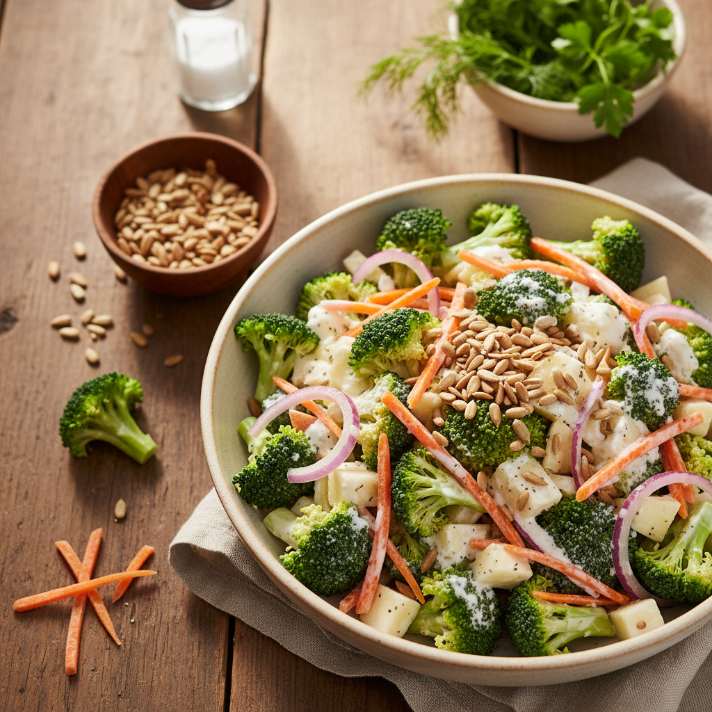 Lengvas ir gardus brokolių salotų receptas: sveikas pasirinkimas kiekvienai dienai