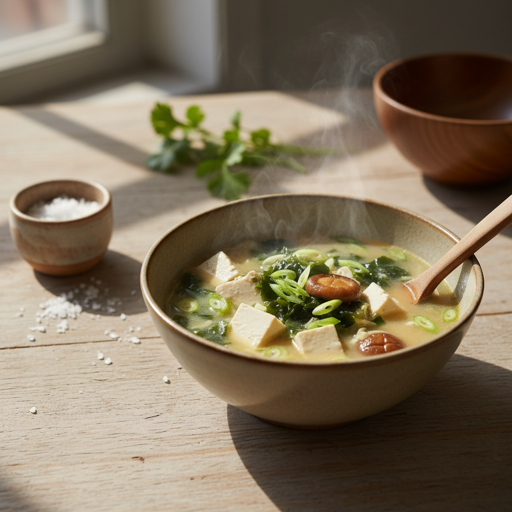 Lengvas ir greitas miso sriubos receptas: kaip pasigaminti namuose