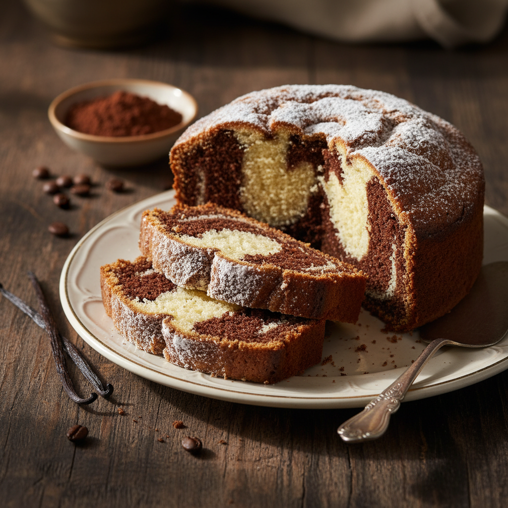 Lengvas ir purus marmurinio kekso receptas: kaip iškepti gardų desertą namuose