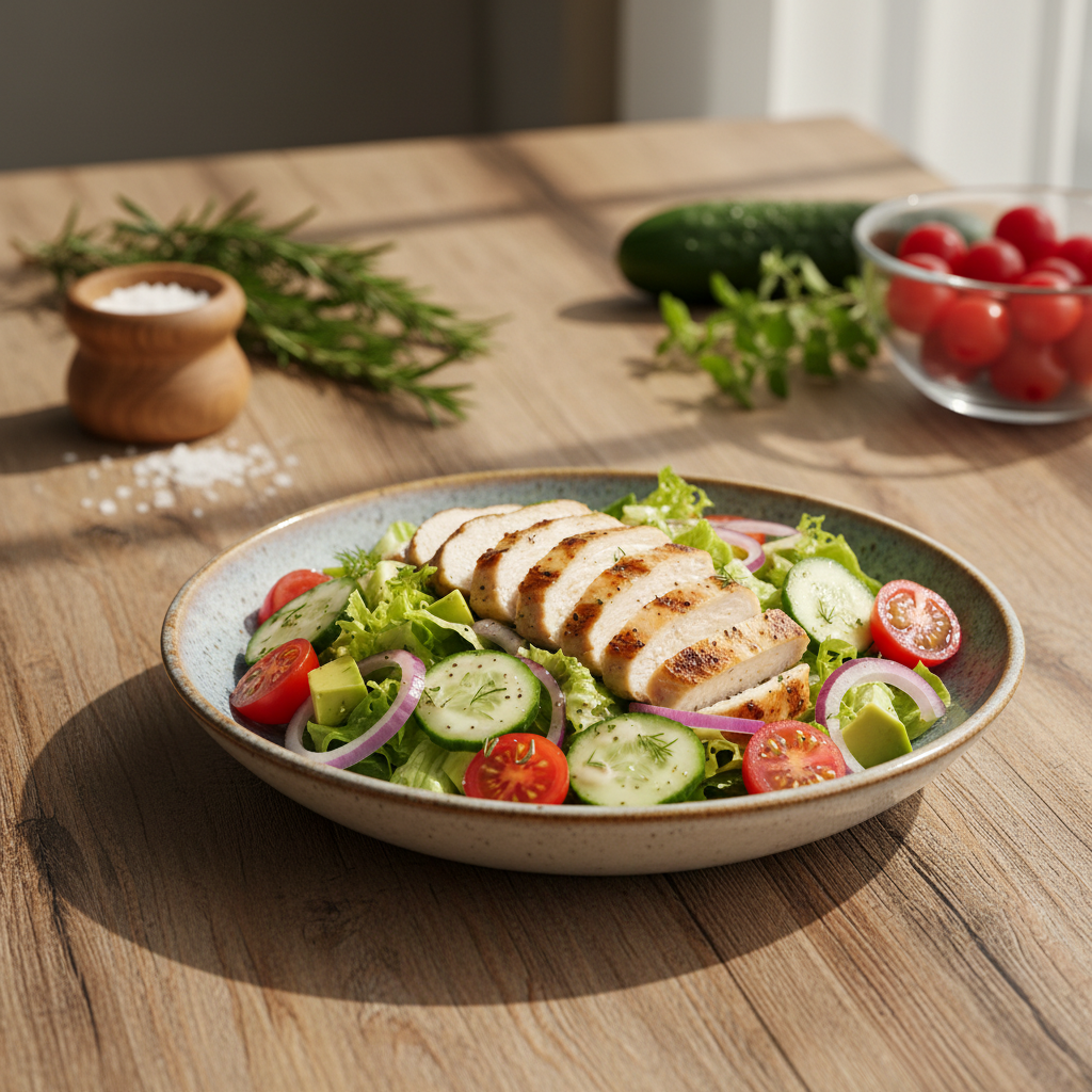 Lengvas ir skanus salotų vakarienės receptas: sveikas pasirinkimas kiekvienai dienai