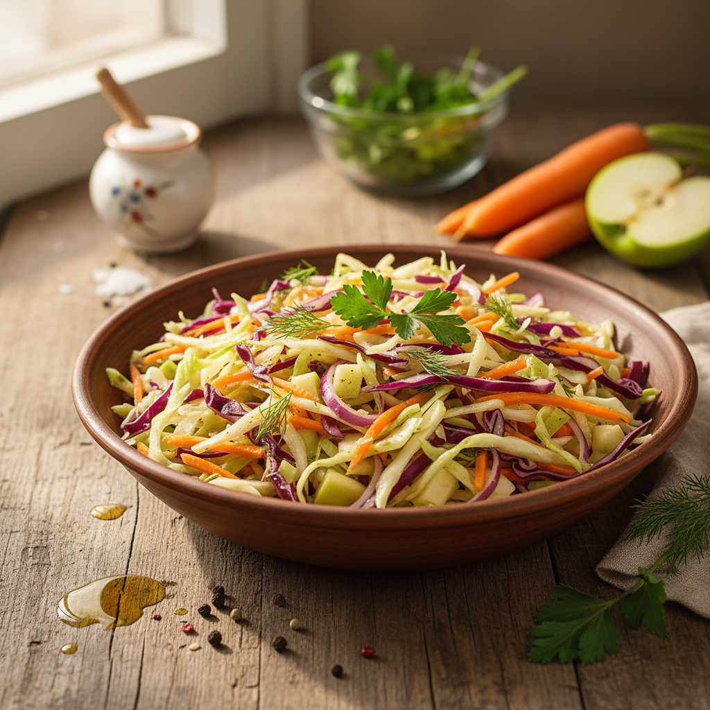 Paprastas ir gardus kopūstų salotų receptas: šviežias skonis kiekvienai dienai