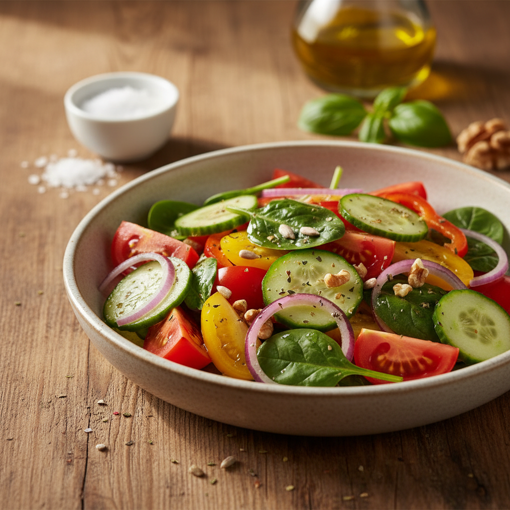 Paprastas ir skanus daržovių salotų receptas: sveikas pasirinkimas kasdienai