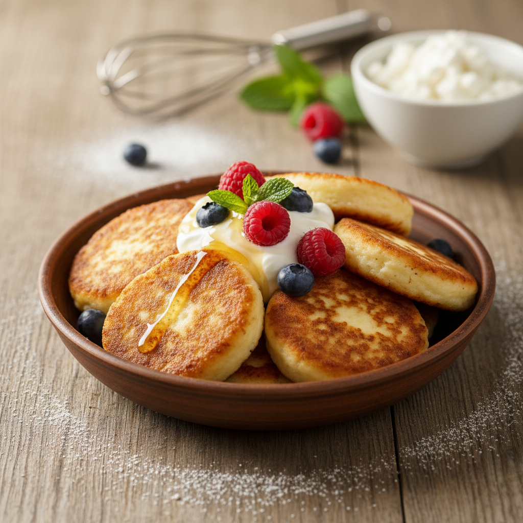 Tobulas keptų varškėčių receptas: kaip pagaminti traškius ir purius pusryčiams