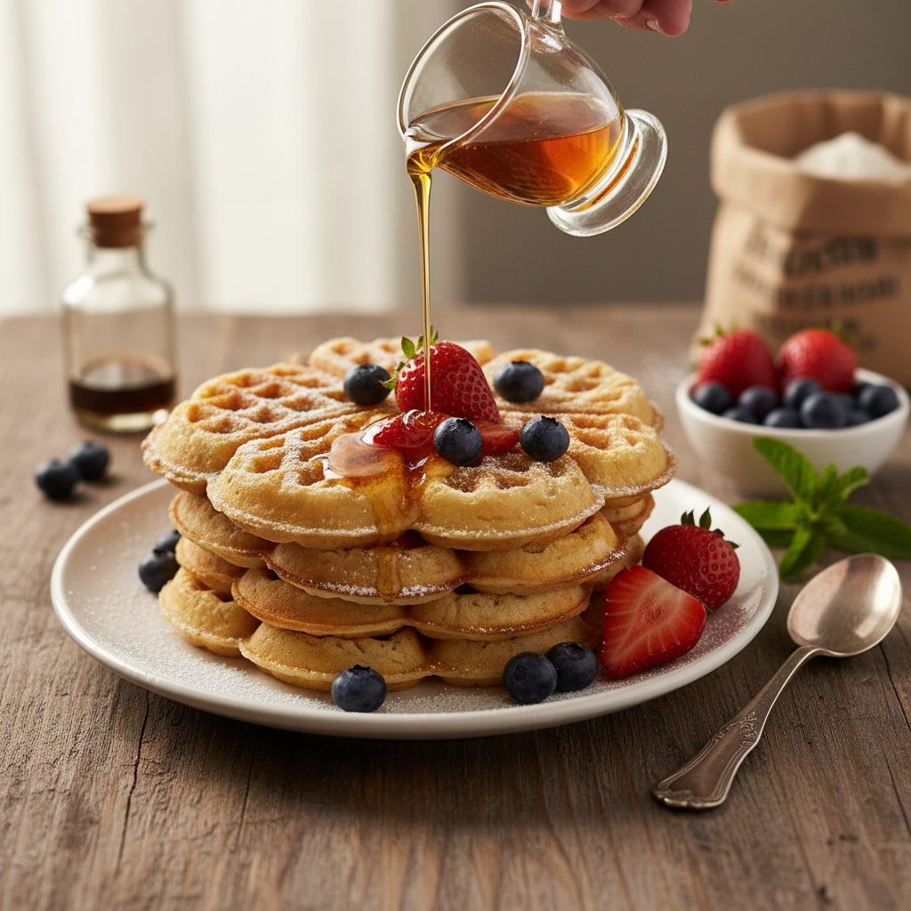 Tobulas širdelių vaflių receptas: purūs, kvapnūs ir lengvai pagaminami pusryčiams