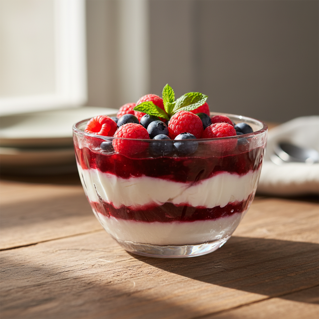 Gaivus varškės desertas su želė: paprastas receptas namuose