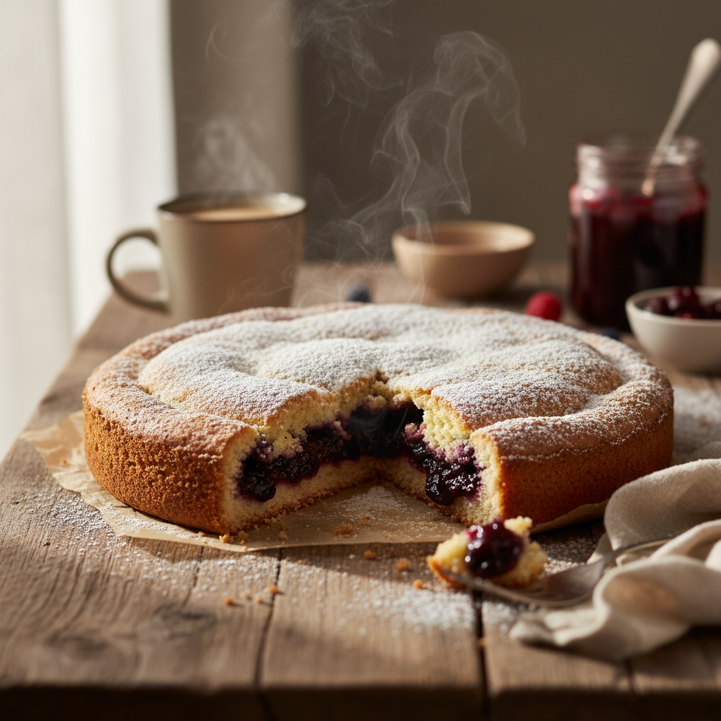 Greitas pyragas su uogiene: receptas, kuris nenuvilia