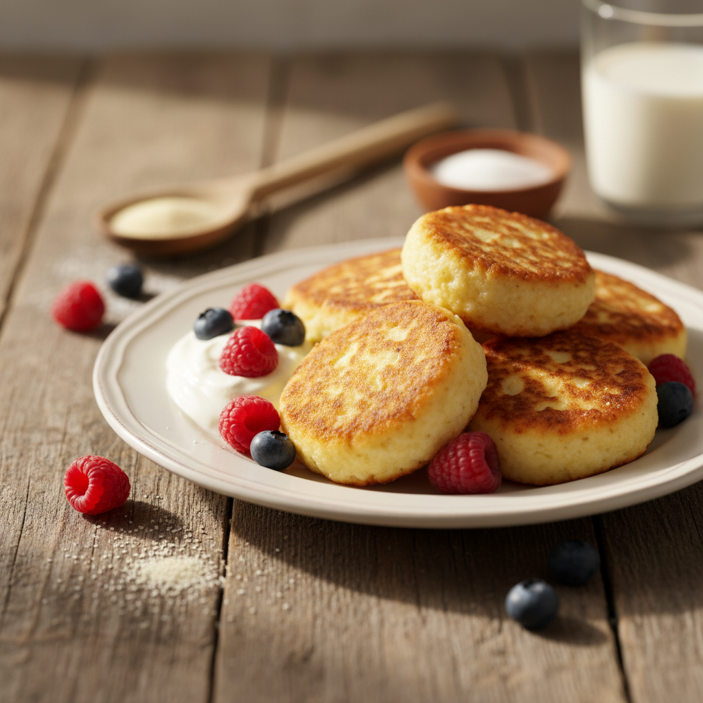 Minkšti varškėčiai su manais savaitgalio pusryčiams