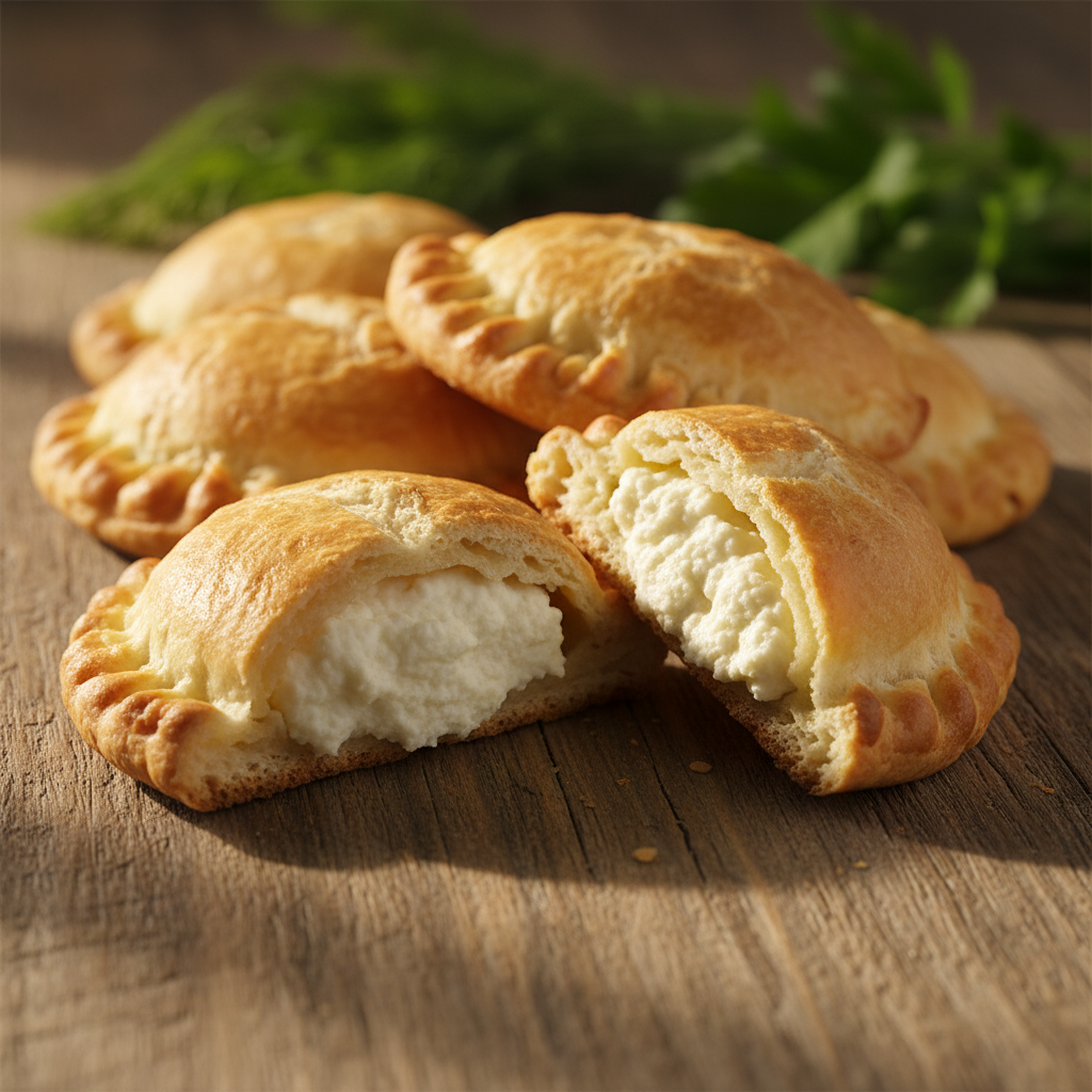 Naminiai kibinai su varške: paprastas ir skanus receptas