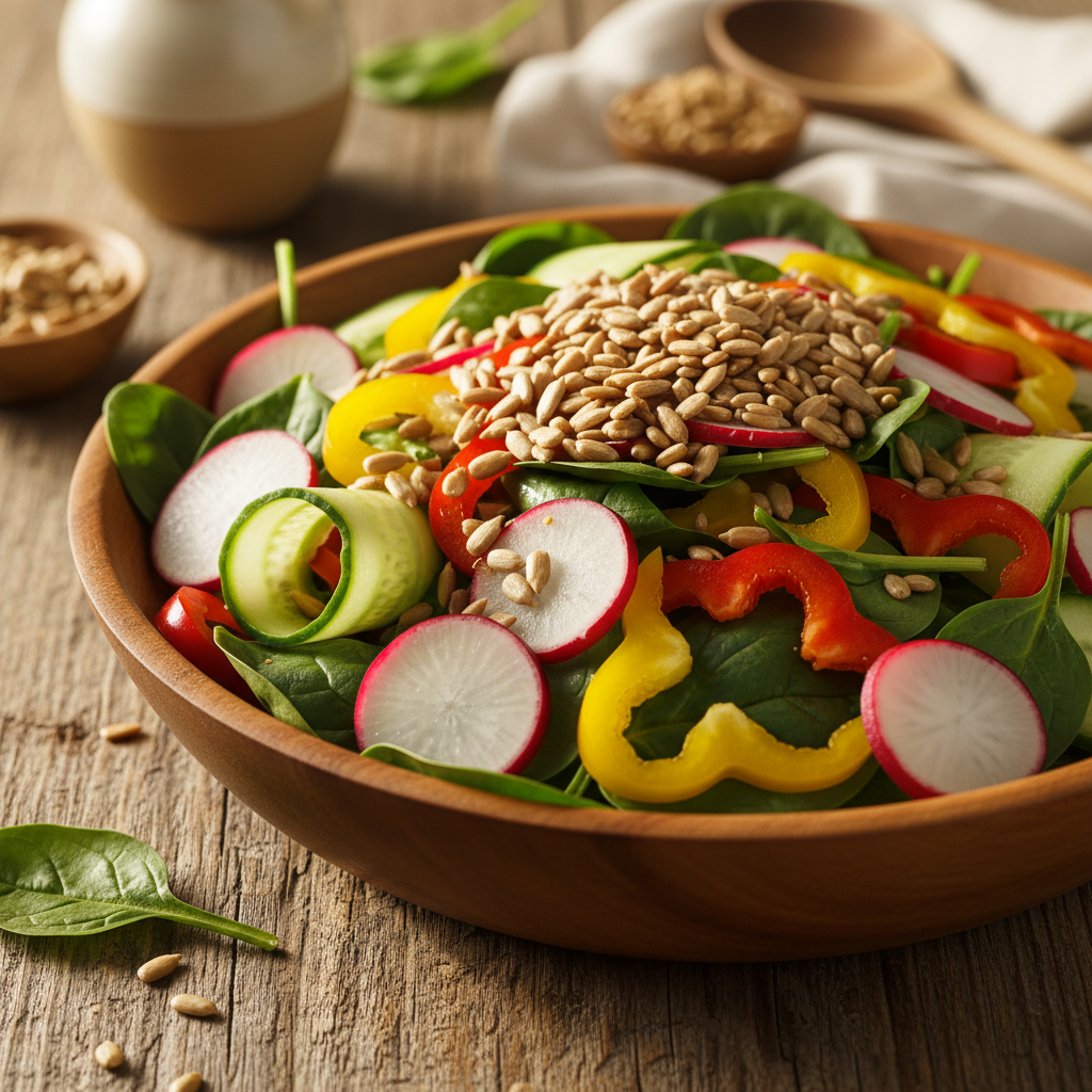 Pavasariškos salotos be majonezo: lengvi ir gaivūs receptai