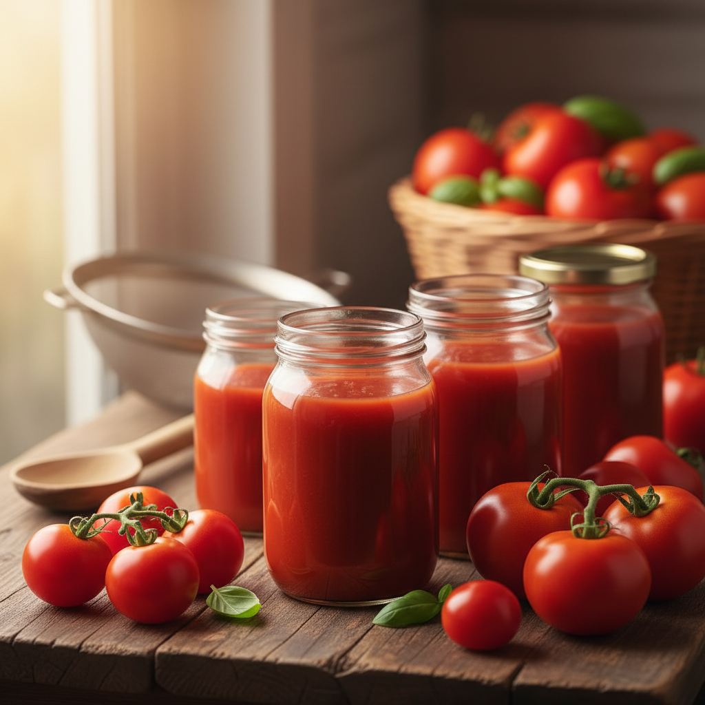Pomidorų sultys žiemai: autentiškas močiučių receptas