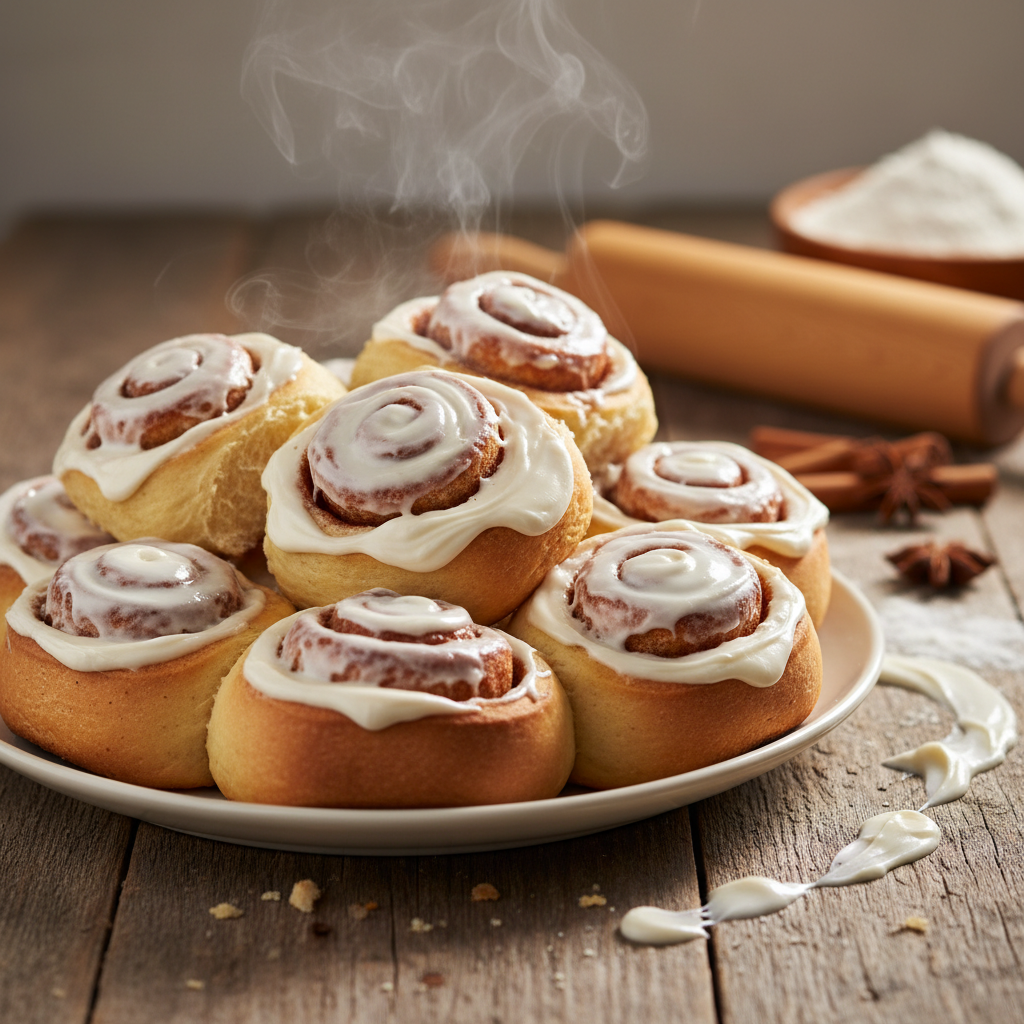 Purios cinamoninės bandelės: receptas pradedantiesiems