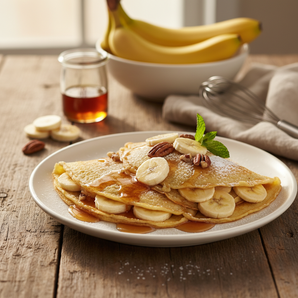 Pusryčių hitas: kaip išsikepti tobulus lietinius su bananais