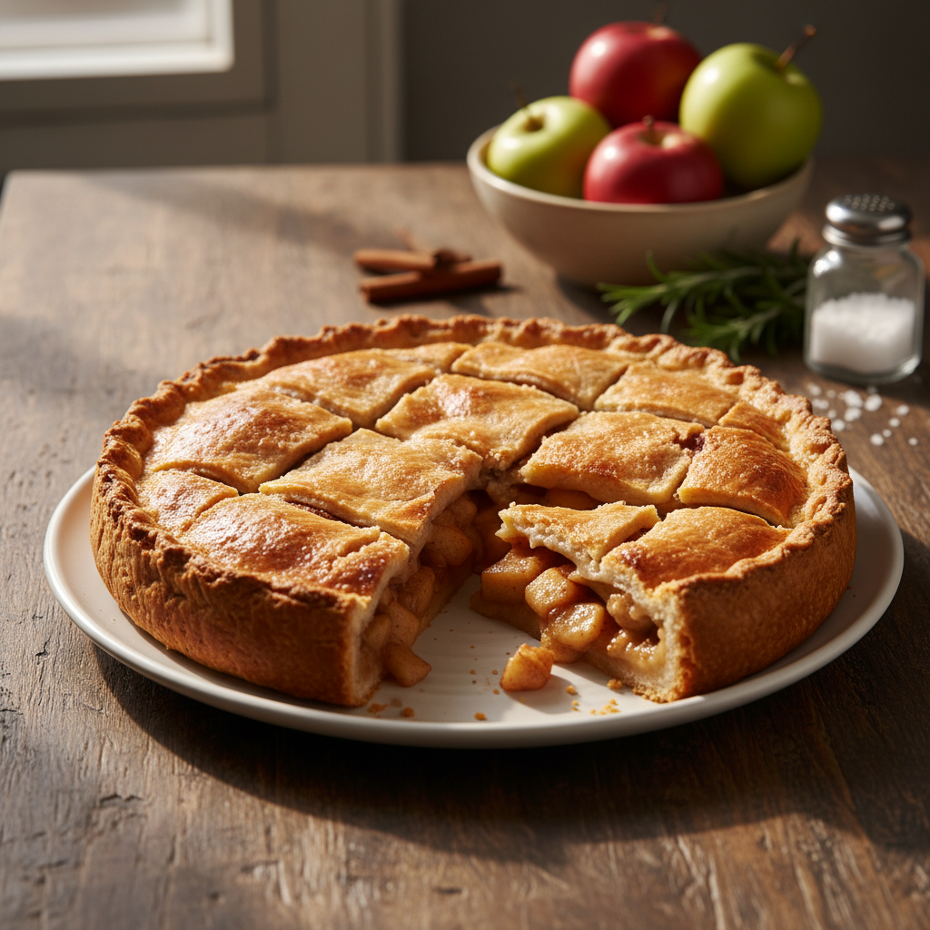 Rudens hitas: Drėgnas ir aromatingas sviestinis obuolių pyragas