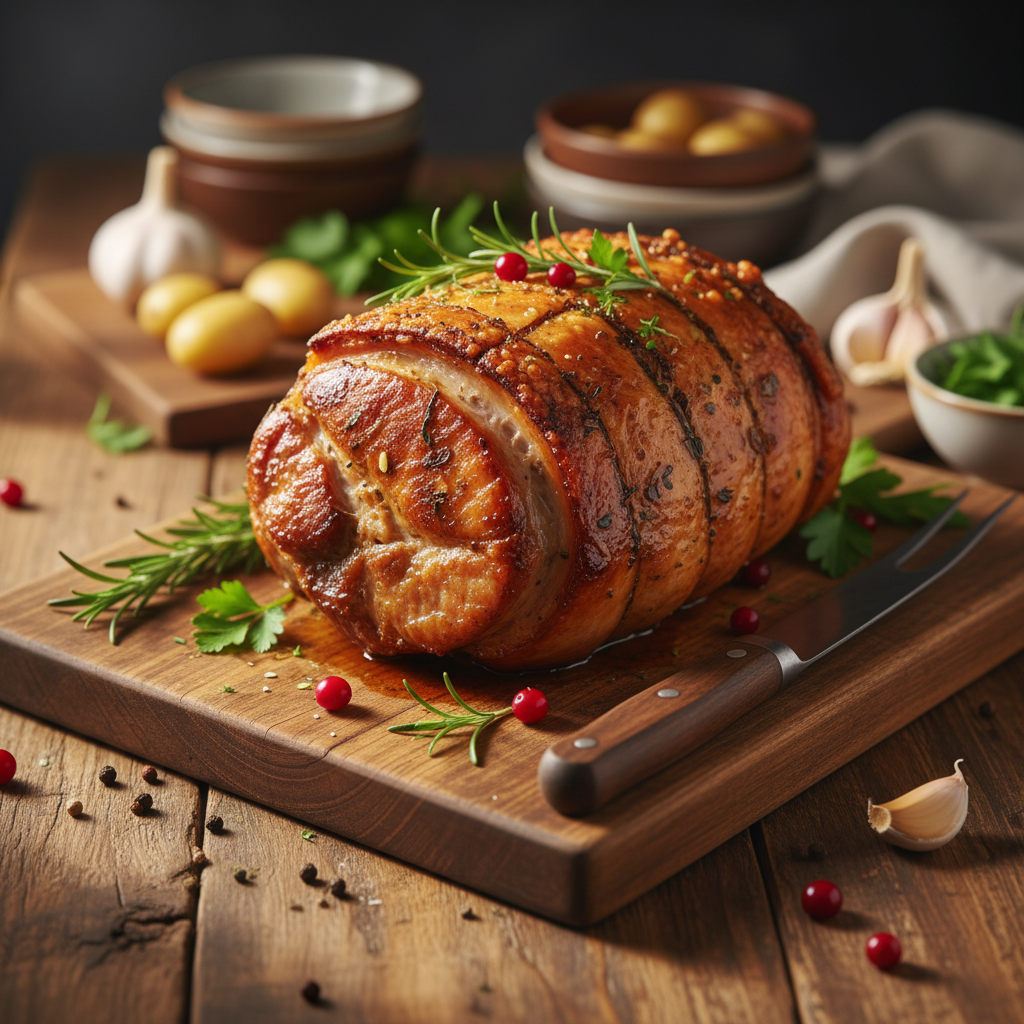 Tobulas kiaulienos kumpis orkaitėje: atskleidė paslaptį