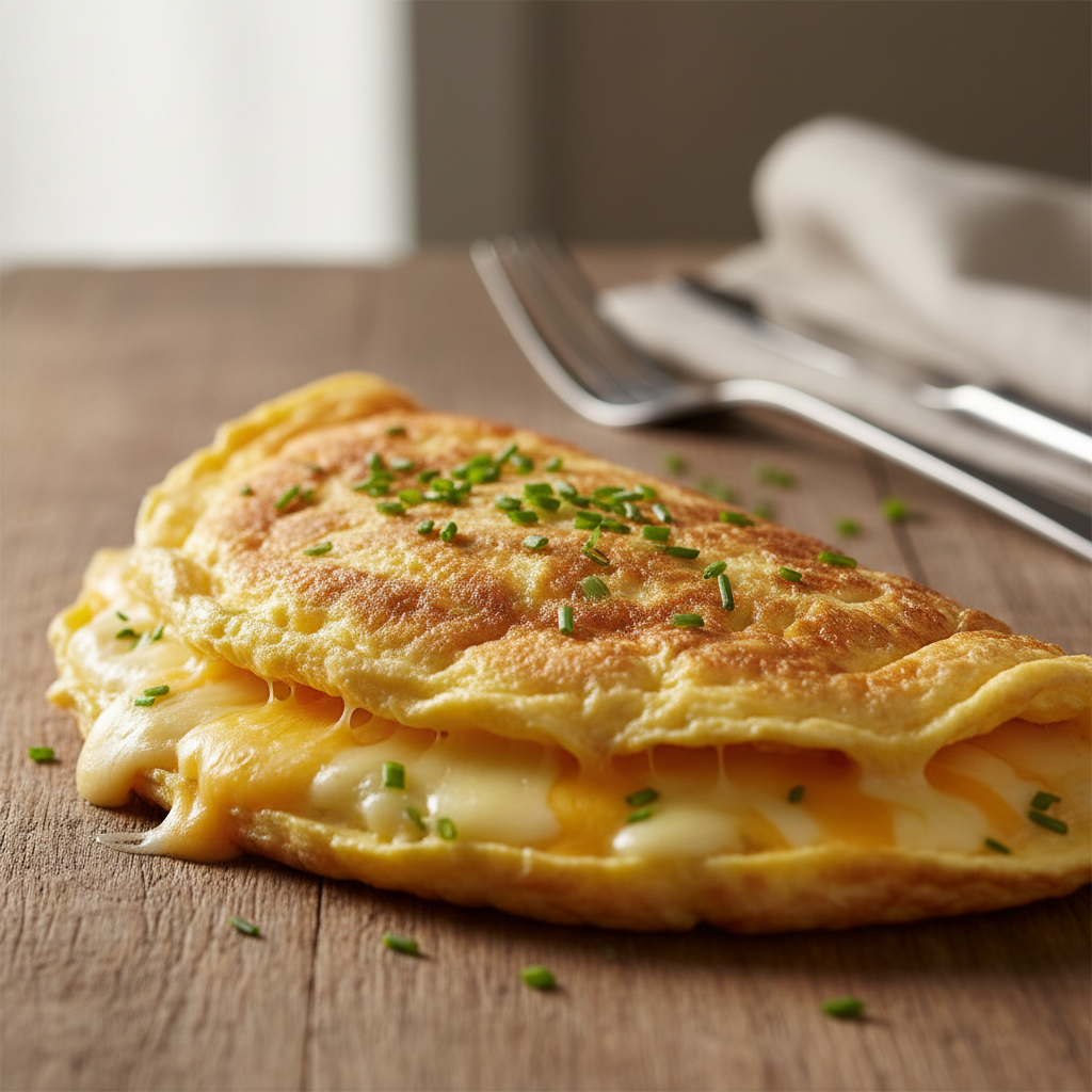 Tobulas omletas su sūriu: šefų patarimai pusryčiams