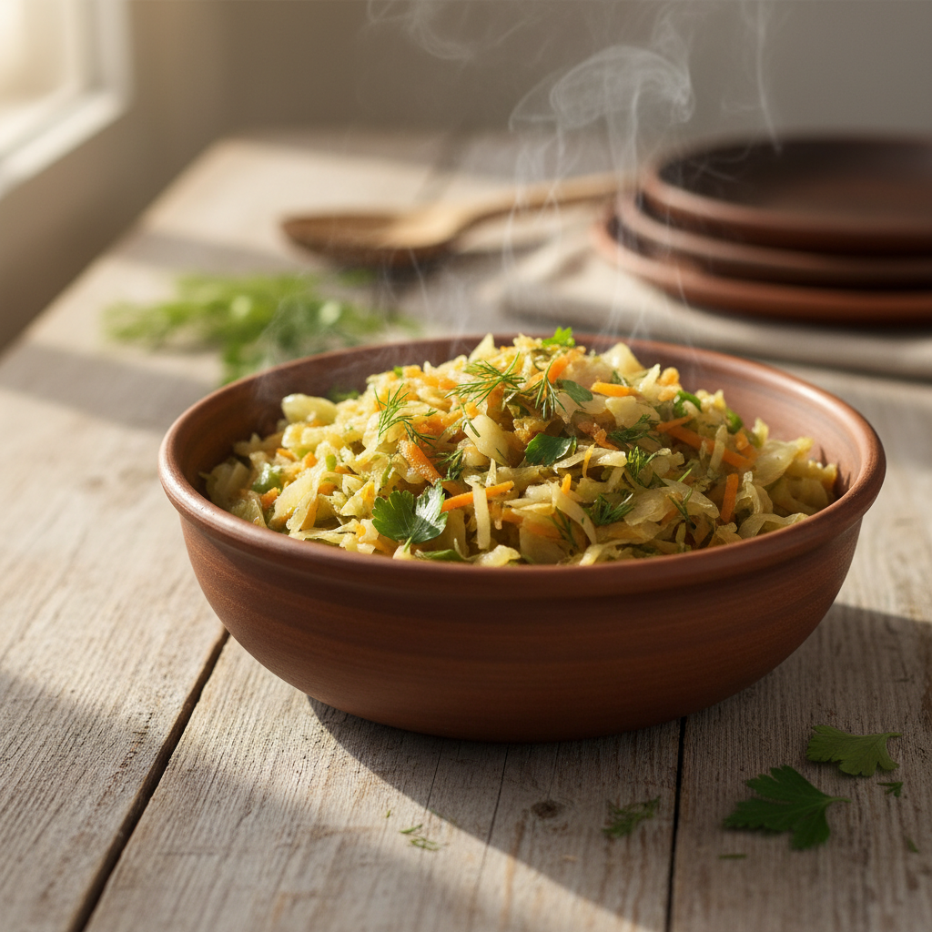 Troškinti kopūstai: pigus ir greitas receptas vakarienei