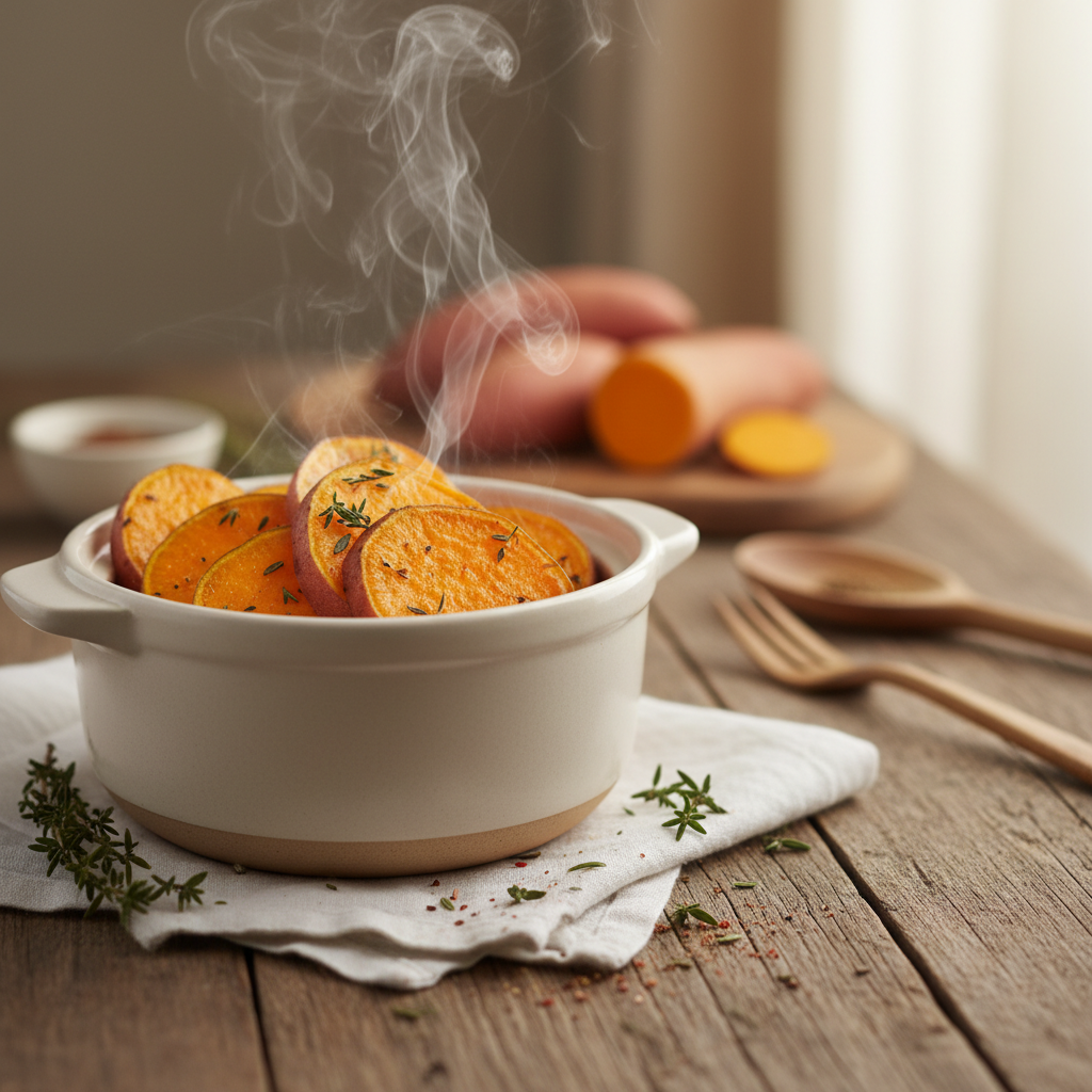 Virtos saldžiosios bulvės: nauda ir ruošimo paslaptys