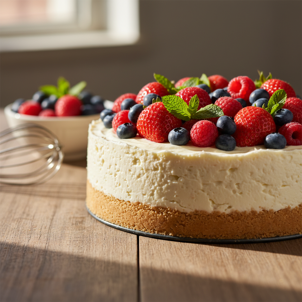 Nekeptas varškės tortas: lengvas ir gaivus receptas