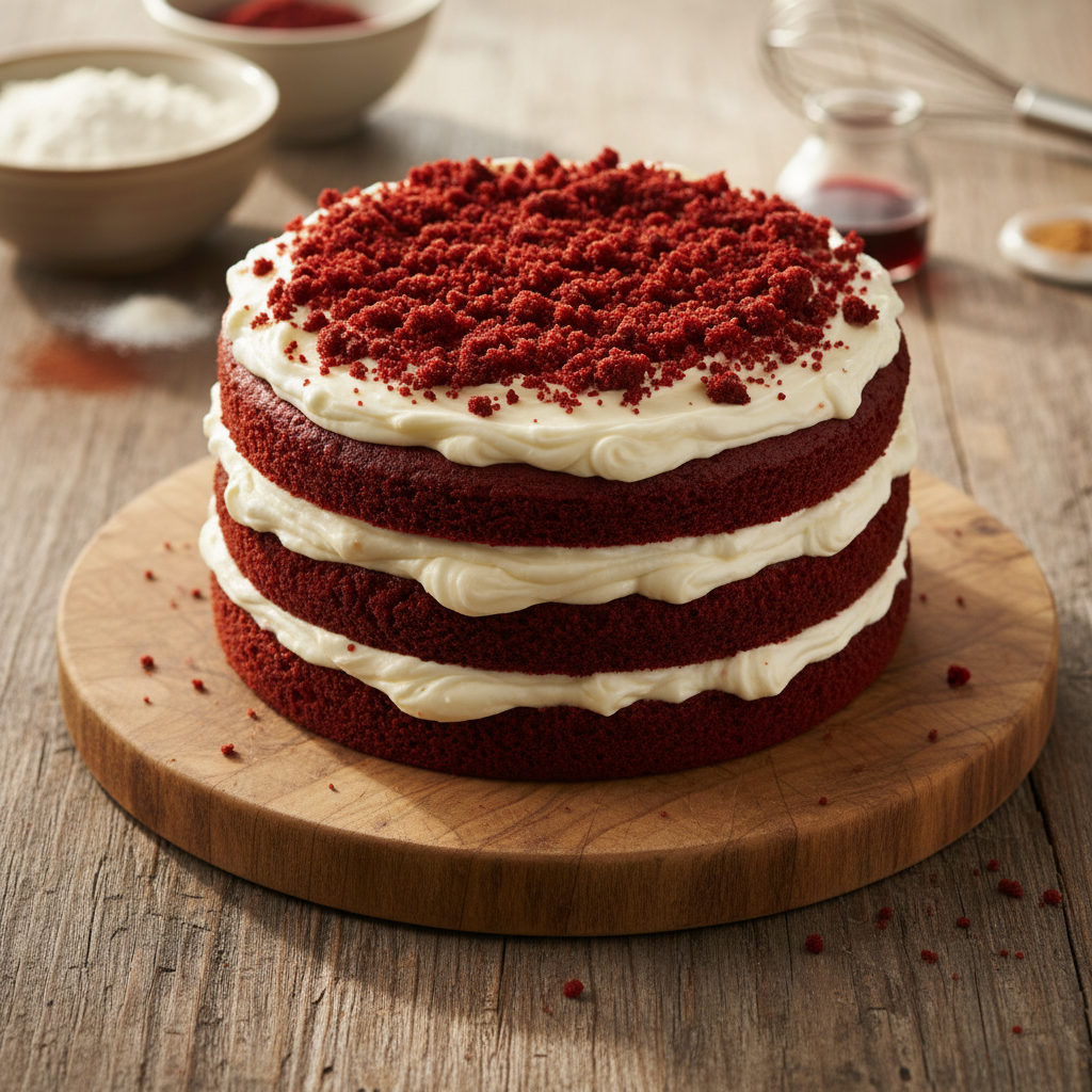 Nesudėtingas „Red Velvet“ tortas: kaip iškepti namuose