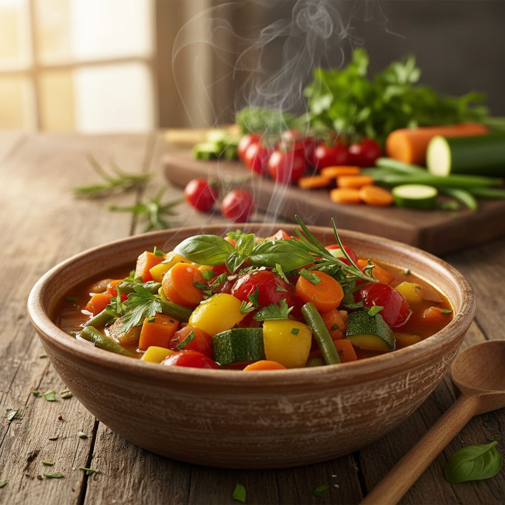 Paprastas daržovių troškinys: vos keletas ingredientų
